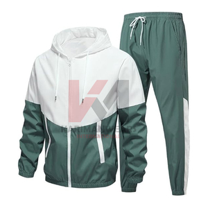 Retro 80s 90s Color Block Tracksuit Costume Set Women <b>Men</b> Vintage Windbreaker Outfit Long Sleeve <b>Zip</b>-Up Jacket Matching Pants - Product Image 1