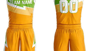 Maillots de basket-ball personnalisés hommes nom de l'équipe et le numéro d'impression tissu à séchage rapide parfait pour l'école collège et les tournois de club - Product Image 6