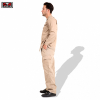 Combinaisons de travail antistatiques imperméables en coton de haute qualité, taille plus, uniforme de sécurité pour les travailleurs du bâtiment
