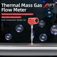 Débitmètre massique thermique OEM en acier inoxydable à large plage de mesure pour gaz industriels, combustibles et gaz inertes