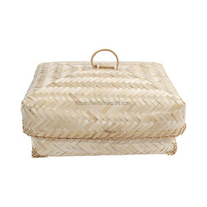 Caja de regalo de bambú ecológica para vacaciones/cesta de almacenamiento/caja de bambú al por mayor MOQ bajo mejor precio al por mayor - Product Image 3