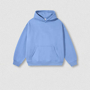 Sudaderas con capucha de lana de algodón 100% con logotipo personalizado para hombre, jersey de peso pesado, Sudadera con capucha, ropa de invierno, ODM, OEM, alta calidad - Product Image 1