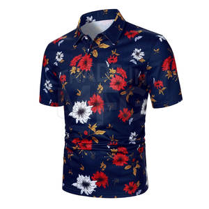 Camiseta Polo ajustada para hombre 2024, tela de punto de secado rápido, diseño estampado de bambú, camiseta de sublimación para uso al aire libre para adultos, nuevo sólido - Product Image 3