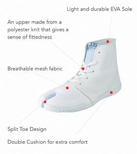 Chaussures de sport unisexes Marugo Ninja Tabi High Cut Sneakers Sports Jog 2, directement du Japon, importées du Japon, pour la course et l'entraînement, SPJOG2 - Product Image 3