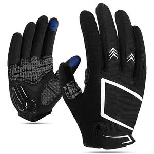 Guantes de ciclismo transpirables Logo personalizado Durable Antideslizante Agarre Cómodo Guantes deportivos para montar en bicicleta de carretera y al aire libre - Product Image 1