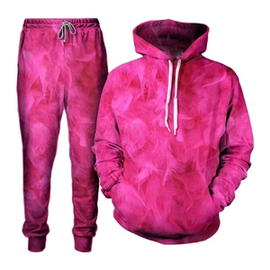 Trajes de chándal para correr para hombre con estampado personalizado 100% chándales de diseño de sublimación de algodón para correr en invierno - Product Image 4