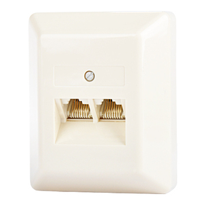 UAE Presa Telefonica 2-fach Da Superficie 8/8 (8/8) 2 Linee di Connessione - Product Image 1