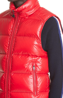 Özel OEM Kolsuz Erkek Şişme Yelek Kapüşonlu Fermuarlı Baharlık Yelek Kanvas Günlük Büyük Beden Kapitone %100 Polyester