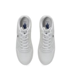BASE. POLO ASSN. Scarpe Sneaker Casual da uomo bianche Lee 3Pr 101390221 - Product Image 5