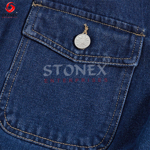 Derniers modèles de vestes en jean recadrée pour femmes vente de gros veste courte en jean personnalisée pour femmes - Product Image 5