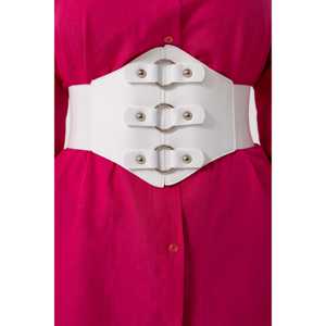 Ceinture Corset Élastique pour Femme avec Détail Anneau - Product Image 4