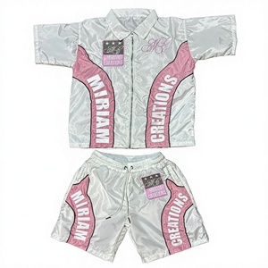 OEM Custom Men's 100% Polyester Hooded Windbreaker Shorts & Polo Shirt Two-Piece Set Quick Dry Spring Season Casual Streetwear - Product Image 4