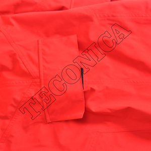 Pantalon de neige rouge durable pour l'extérieur avec poignets élastiques, poches multiples, fermetures éclair sécurisées et ceinture réglable - Product Image 4