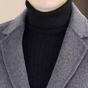 Abrigos modernos ajustados para hombre, abrigo formal de invierno de negocios, ropa de oficina elegante, diseño elegante, abrigos de vestir para hombre a la venta - Product Image 2