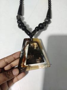 Collar de cuerno de Búfalo Blanco de tamaño personalizable Joyería de estilo animal de Faction Dejain - Product Image 2