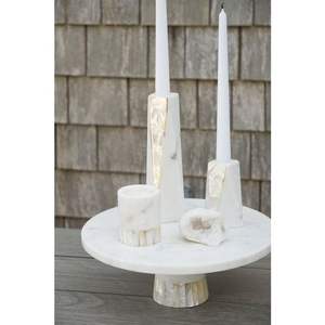 Bougeoir le plus vendu au design moderne bougeoir décoratif en marbre pour la maison chandelier en marbre blanc de la meilleure qualité au meilleur prix - Product Image 4