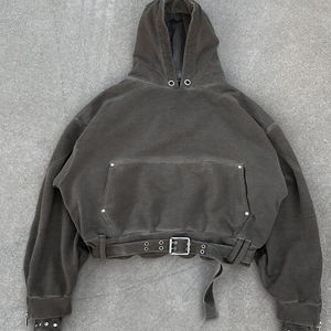 Logo personnalisé hiver hommes sweats à capuche surdimensionné imprimé sweat hommes extérieur Street Wear sweats à capuche à capuche - Product Image 5