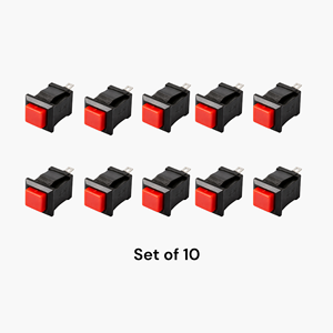 Juego de Interruptores de Botón Cuadrados DS-431, 10 Unidades, Tipo Momentáneo, Plástico, 3A, Personalizado, 1NO, IP40, Terminales de Tornillo, Envío Gratuito - Product Image 1