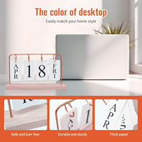 Calendario Personalizado 2025, Multifuncional, con Logotipo Personalizado, de Diseño Moderno, Duradero, Transparente, Acrílico, en Varios Colores, Precio al por Mayor