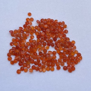 4 มม.6 มม.8 มม.สีส้มธรรมชาติ Carnelian ด้านกลมหลวมอัญมณีแหวนกึ่งมีค่าเครื่องประดับขายส่งการตั้งค่าราคา - Product Image 2