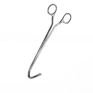 Pinzas para Cálculos Renales Manuales Personalizadas de Primera Calidad, Curvas, 24.5 cm, Acero Inoxidable, Instrumentos Quirúrgicos de Urología, Certificación CE - Product Image 5
