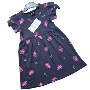 Primavera Verano niños niñas algodón AOP impreso 2025 nuevo conjunto de chaleco sin mangas informal para niñas 100% algodón Floral vestido para niños - Product Image 1