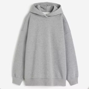 OEM Boxy Fit alta calidad Drop Shoulder Sudadera con capucha de gran tamaño en blanco peso pesado 350g sudaderas con capucha con logotipo personalizado - Product Image 2