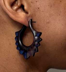 Pendientes de joyería de madera de nogal - Product Image 4