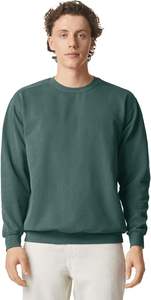 Sudadera personalizada de gran tamaño con hombros caídos para hombre, jersey de cuello redondo de algodón, ropa de calle de alta calidad - Product Image 3