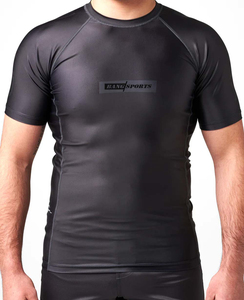 Custom Made High Quality <b>BJJ</b> MMA Men's Rashguard Compression Breathable Anti-Bacterial Quick Dry Eco-Friendly Gym Wear - Product Image 1