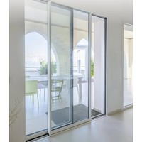 Ventanas de Aluminio Modernas Minimalistas Italianas Personalizadas, Sistema Corredizo Panorámico, Estándares Térmicos y Acústicos, Villas, Hoteles, ALSISTEM