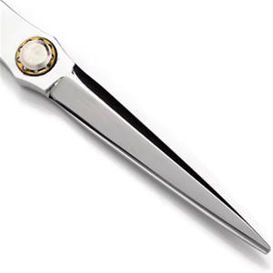 Ciseaux de coiffeur professionnels en acier inoxydable 440C de haute qualité avec poignée en acier à pointe droite pour la coupe de cheveux - Product Image 5