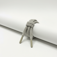Cordon torsadé 3 brins 100 % polyester 5 mm avec pointe transparente pour vêtements, chaussures, sacs, textiles de maison et emballages – Vente en gros