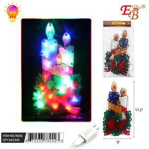 24pcs/CS ha condotto la decorazione della candela di natale con illuminazione decorativa del prodotto di illuminazione - Product Image 1