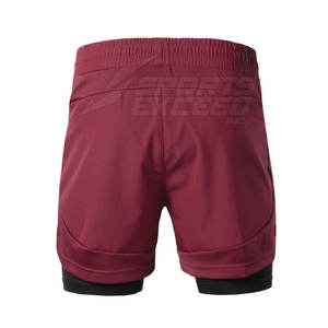 Shorts de sport décontractés pour hommes, coupe ajustée, respirants, taille élastique, polyester/nylon, haute qualité, fabriqués au Pakistan – Offre spéciale - Product Image 2
