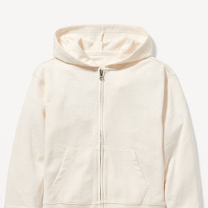 ราคาขายส่ง เสื้อฮู้ดซิปแบบใหม่ OEM ผ้าฟลีซผสมผ้าฝ้าย สีพื้น ออกแบบเองได้ บริการ OEM - Product Image 4