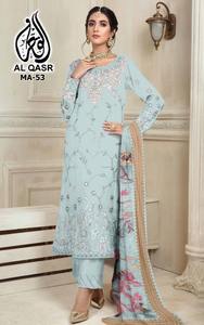 Tunique stylisée de créateur avec broderie lourde Kurti et dentelle, diamants lourds, costume Salwar de travail - Product Image 5