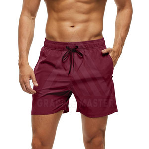 Shorts de sport pour hommes High Street, best-seller, bonne qualité, design de logo personnalisé, vente chaude, tissu en coton uni, respirant, séchage rapide - Product Image 2