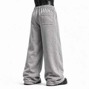 Pantalones Deportivos de Alta Calidad, Corte Holgado, Cintura con Cordón, Pantalones de Felpa, Entrega Rápida - Product Image 5