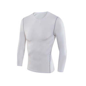 Custom Winter <b>Thermal</b> Base Layer <b>Men</b> <b>Long</b> <b>Sleeve</b> Compression Shirt Dry Fit Sports Running Fitness Activewear Spandex/Cotton - Product Image 3