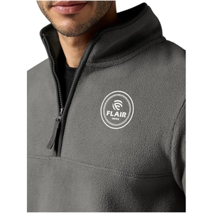 Chaqueta Polar Técnica de Invierno para Hombre con Logotipo Personalizado del Fabricante, Chaqueta Casual con Media Cremallera, Cortavientos, Impermeable, Bordada - Product Image 4