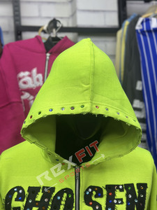 2026 nouvelle taille confortable imprimé fermeture éclair à capuche 100% coton polaire respirant écologique fabriqué à l'usine pas cher prix unisexe - Product Image 3