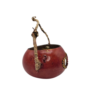 Cesta de calabaza natural ecológica hecha a mano con calabaza secada al sol para organización doméstica multiusos - Product Image 5