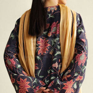 Conjunto de Vestido Tradicional Personalizado de la Colección de Invierno para Mujer, Traje de Diseñador Pakistaní de 3 Piezas en Talla Adulta - Product Image 3