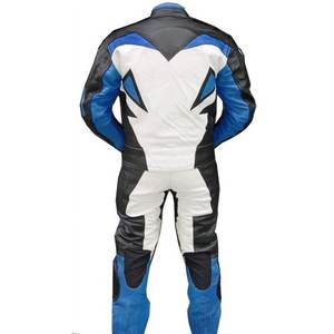 Traje de Motociclismo de Carreras de Poliéster Cortavientos con Acolchado para Todas las Estaciones - Multicolor 2 Extra Grande - Product Image 2