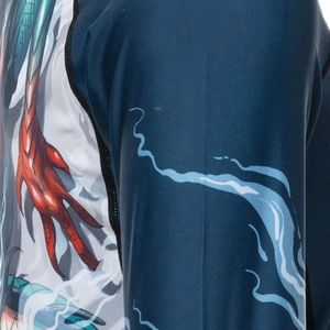 Haute qualité 2025 Design MMA Rash Guard pour hommes quantité en vrac personnalisée Anti-UV Rush BJJ Guard - Product Image 5