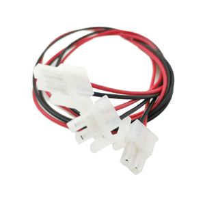 Câble de raccordement OEM personnalisé à 2 broches, assemblage de faisceau de câbles, connecteur mâle-femelle, câble d'alimentation pour éclairage LED, batterie, équipement électronique - Product Image 1