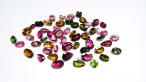 Piedra preciosa de turmalina genuina Piedras semipreciosas en forma de mezcla Gemas de turmalina Tamaño 5mm-8mm Fabricación de joyas de turmalina - Product Image 3