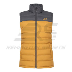 แจ็กเก็ตขนเป็ดแขนกุดสำหรับผู้ชายกันลม - Product Image 1