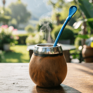 Pajita de titanio puro antibacteriana ultraligera reutilizable para yerba mate con logotipo personalizado, pajita metálica reutilizable para té mate - Product Image 2